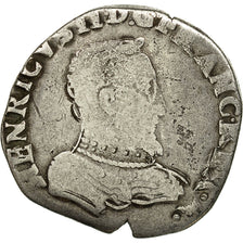 Monnaie, France, François II, François II, Teston, 1560, Lyon, B+, Argent
