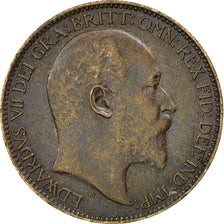 Coin, Great Britain, Edward VII, Farthing, 1905, EF(40-45), Bronze, KM:792