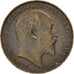 Coin, Great Britain, Edward VII, Farthing, 1905, EF(40-45), Bronze, KM:792