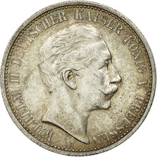 Coin, German States, PRUSSIA, Wilhelm II, 2 Mark, 1905, Berlin, AU(55-58)