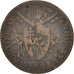 PAPAL STATES, Pius VII, Mezzo (1/2) Baiocco, 1816, Rome, KM:1278