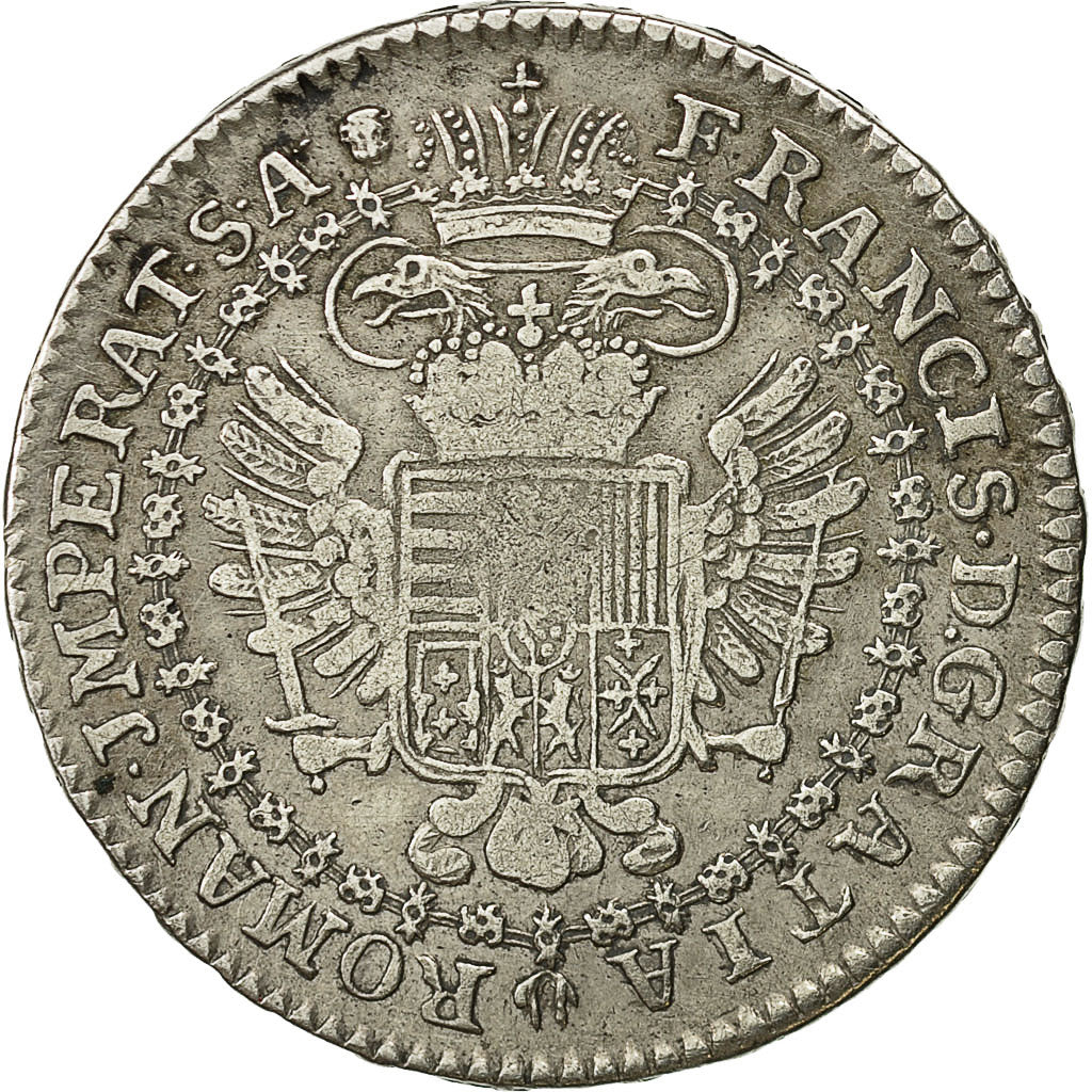 Coin, AUSTRIAN NETHERLANDS, Maria Theresa, 1/2 Kronenthaler, 1758, Bruxelles