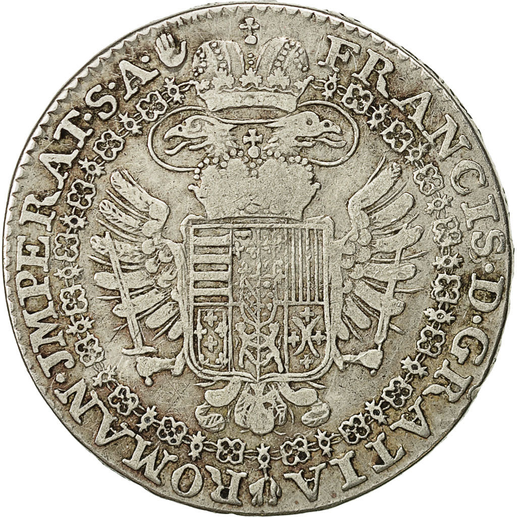 Coin, AUSTRIAN NETHERLANDS, Maria Theresa, 1/2 Kronenthaler, 1755, Antwerp