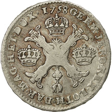 Coin, AUSTRIAN NETHERLANDS, Maria Theresa, 1/2 Kronenthaler, 1758, Bruxelles