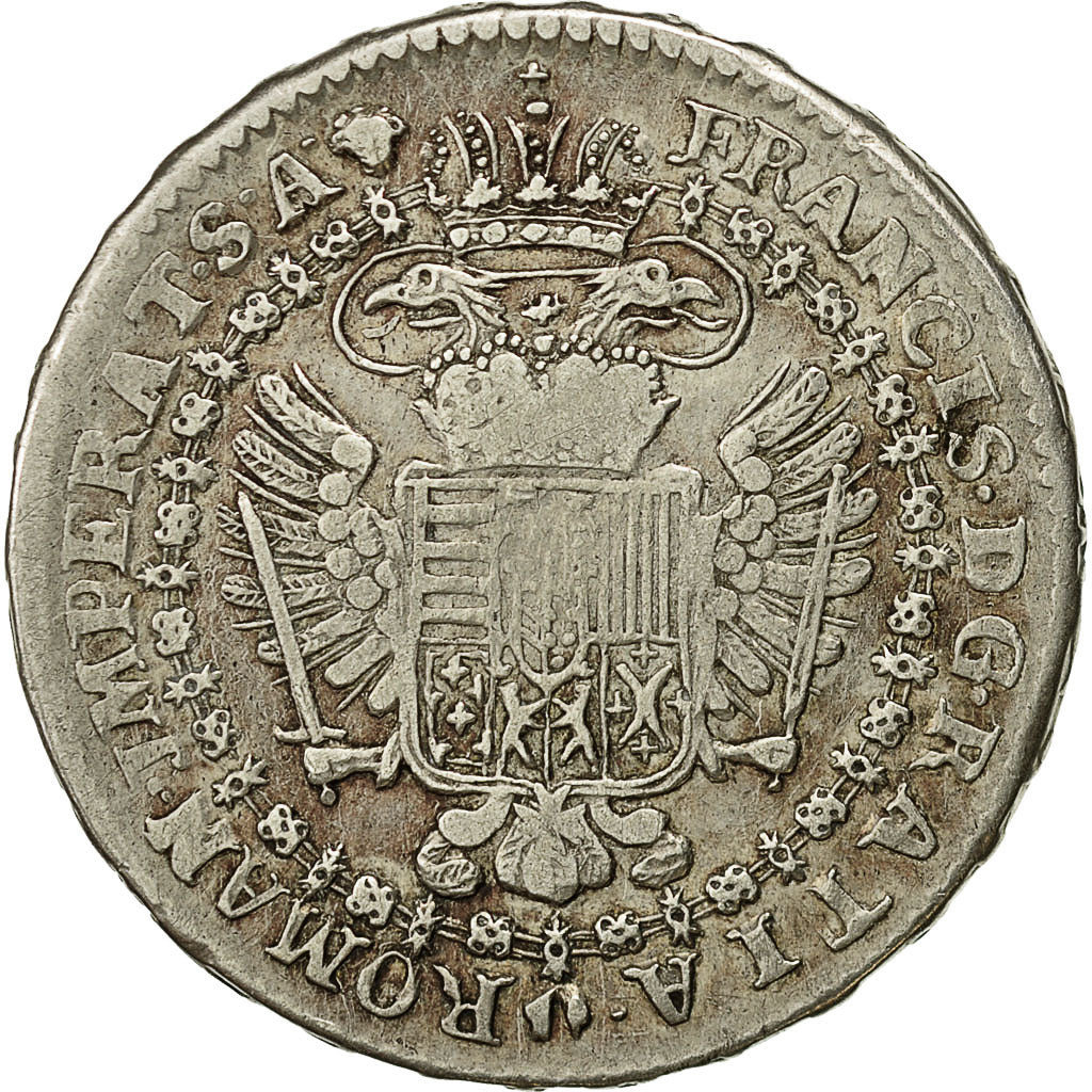 Coin, AUSTRIAN NETHERLANDS, Maria Theresa, 1/2 Kronenthaler, 1758, Bruxelles