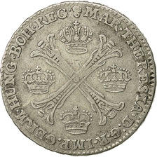 Coin, AUSTRIAN NETHERLANDS, Maria Theresa, 1/2 Kronenthaler, 1760, Bruxelles