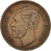 Serbia, Obrenovich Michael III, 5 Para, 1868, Bronze, KM:2
