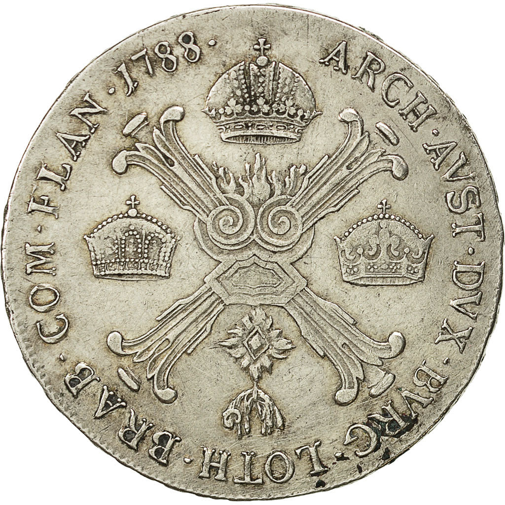 Coin, AUSTRIAN NETHERLANDS, Joseph II, 1/2 Kronenthaler, 1788, Vienne