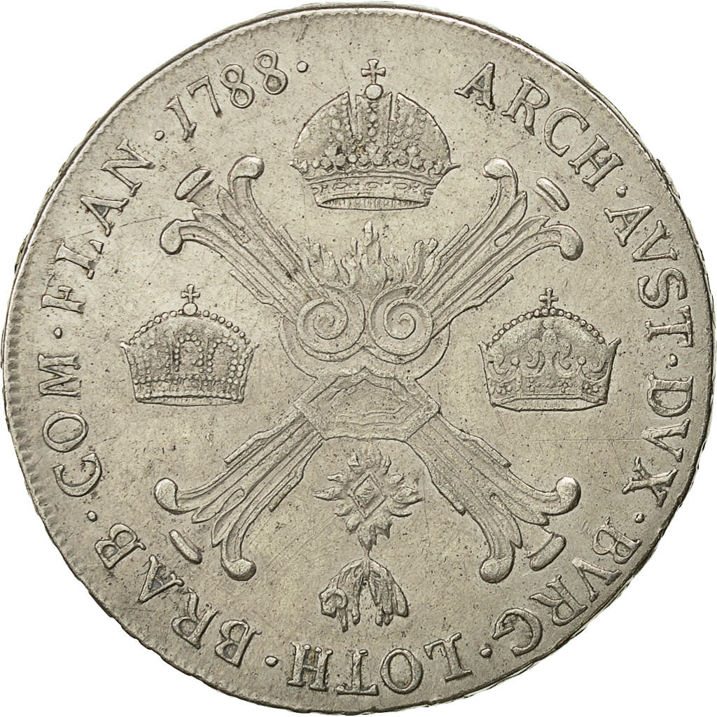 Coin, AUSTRIAN NETHERLANDS, Joseph II, 1/2 Kronenthaler, 1788, Vienne