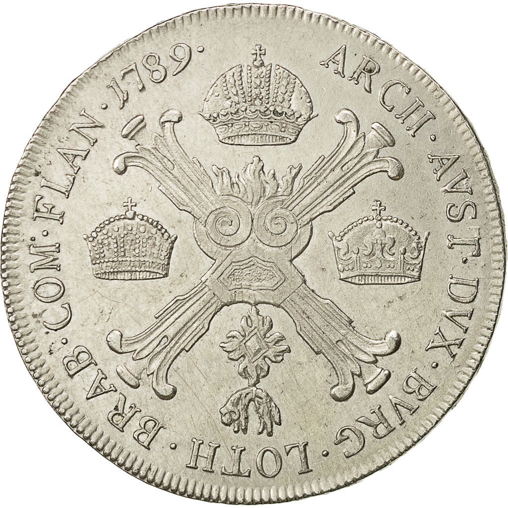 Coin, AUSTRIAN NETHERLANDS, Joseph II, 1/2 Kronenthaler, 1789, Vienne