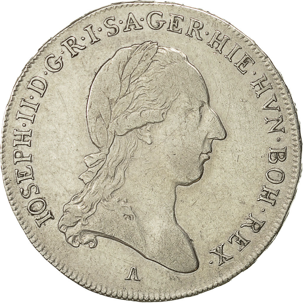 Coin, AUSTRIAN NETHERLANDS, Joseph II, 1/2 Kronenthaler, 1789, Vienne