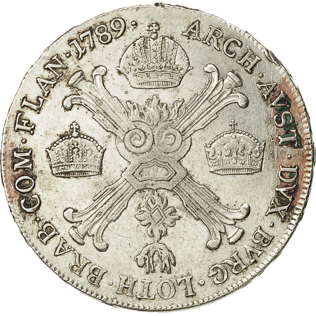 Coin, AUSTRIAN NETHERLANDS, Joseph II, 1/2 Kronenthaler, 1789, Vienne