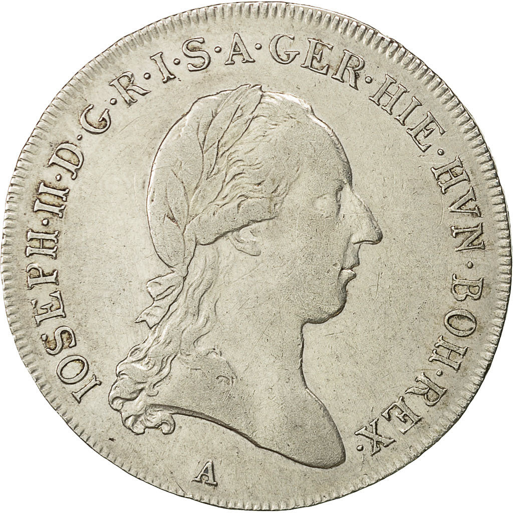 Coin, AUSTRIAN NETHERLANDS, Joseph II, 1/2 Kronenthaler, 1789, Vienne