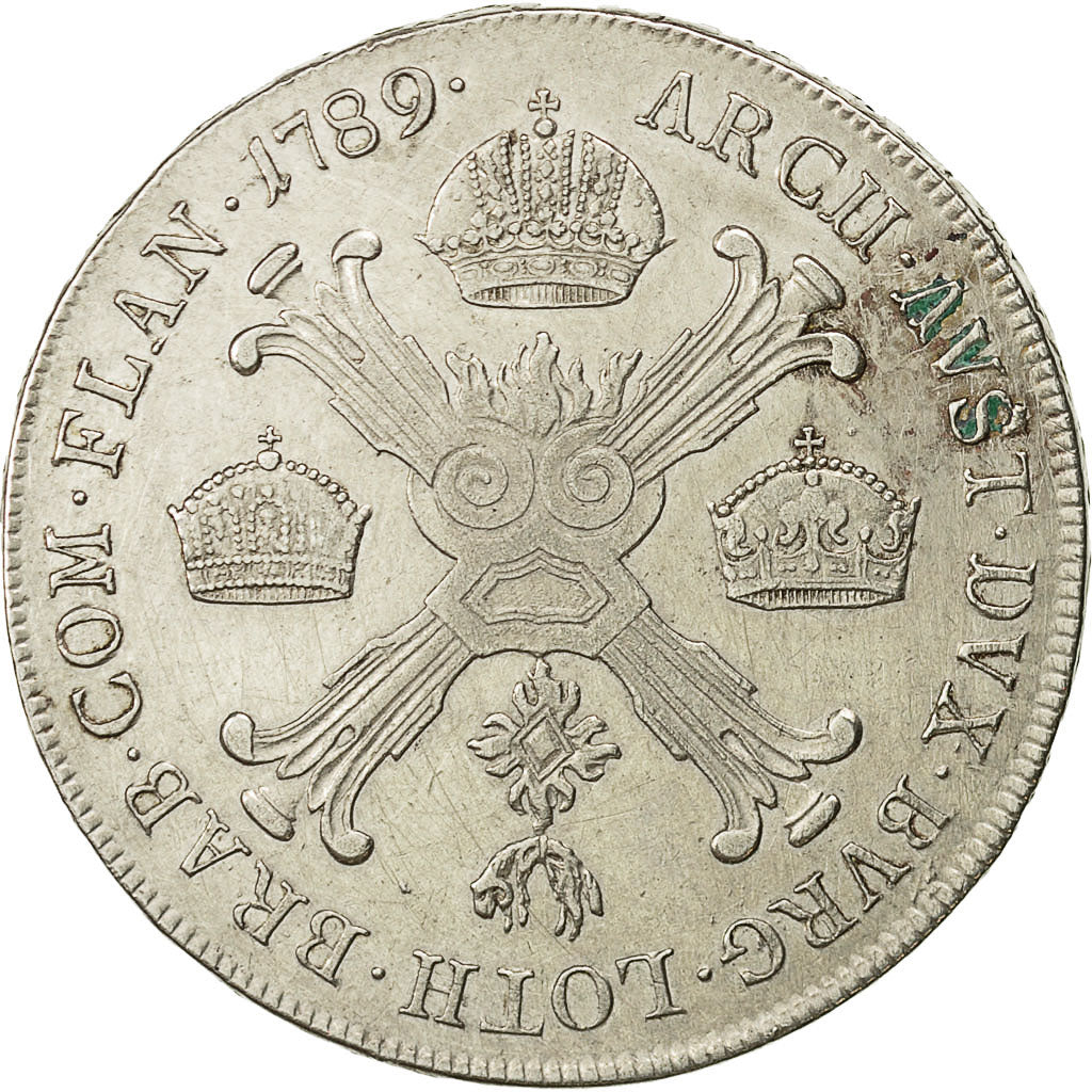 Coin, AUSTRIAN NETHERLANDS, Joseph II, 1/2 Kronenthaler, 1789, Vienne