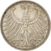 GERMANY - FEDERAL REPUBLIC, 5 Mark, 1965, Stuttgart, Silver, KM:112.1