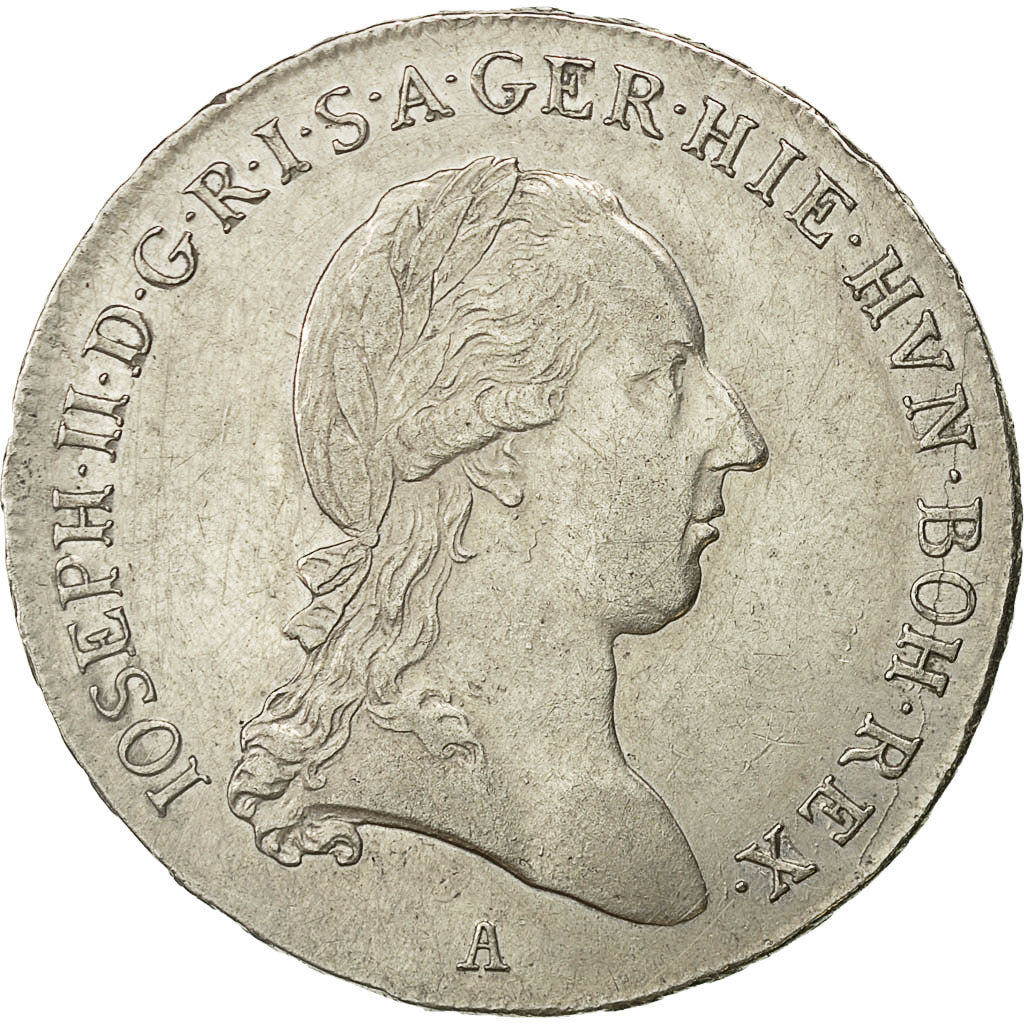 Coin, AUSTRIAN NETHERLANDS, Joseph II, 1/2 Kronenthaler, 1790, Vienne