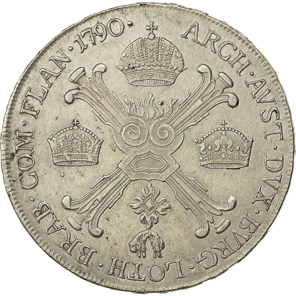 Coin, AUSTRIAN NETHERLANDS, Joseph II, 1/2 Kronenthaler, 1790, Vienne