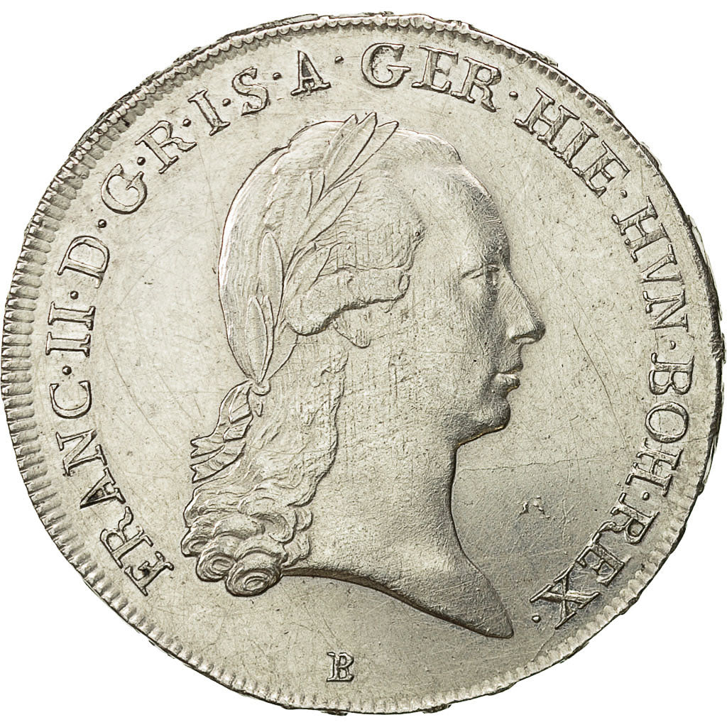 Coin, AUSTRIAN NETHERLANDS, Franz II, 1/2 Kronenthaler, 1793, Kremnitz