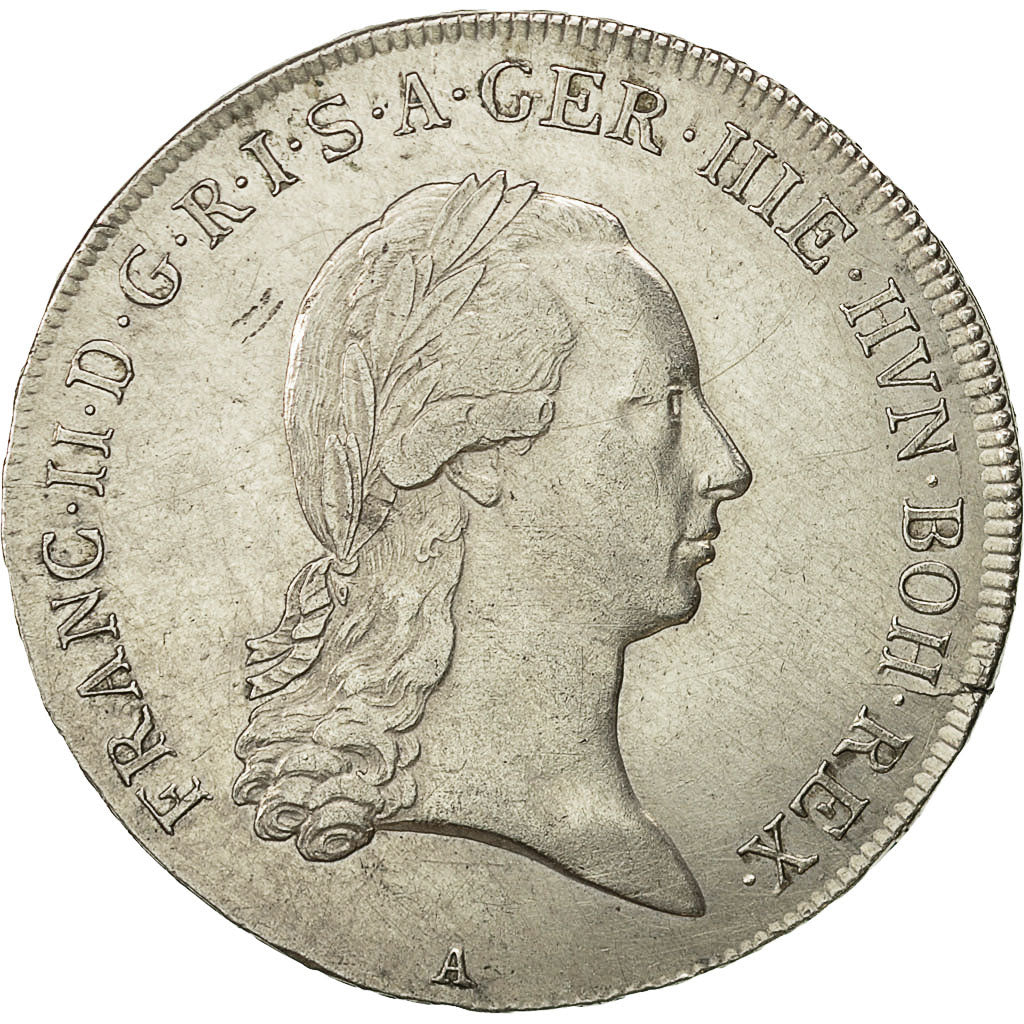 Coin, AUSTRIAN NETHERLANDS, Franz II, 1/2 Kronenthaler, 1794, Vienne, EF(40-45)