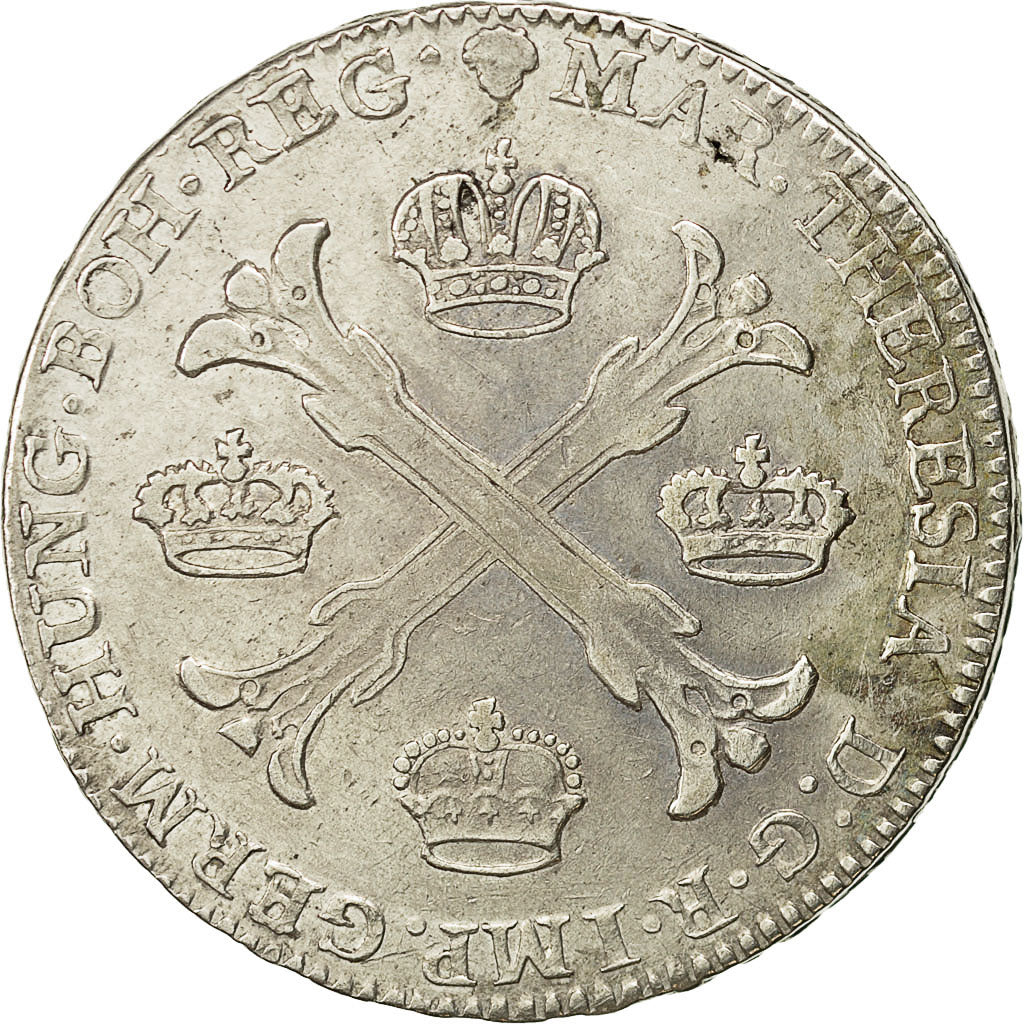 Coin, AUSTRIAN NETHERLANDS, Maria Theresa, Kronenthaler, 1764, Bruxelles