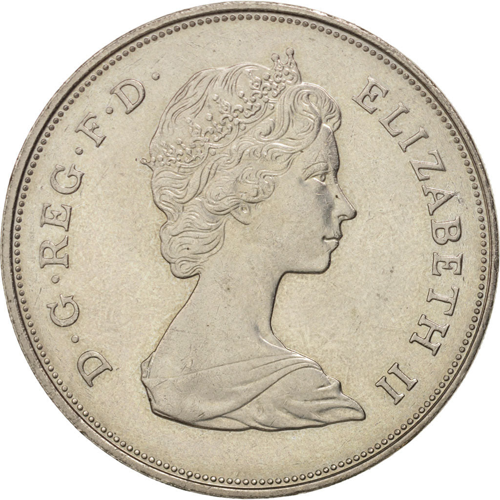 Great Britain, Elizabeth II, 25 New Pence, 1981, Lady Diana, KM:925