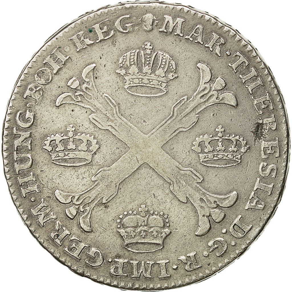 Coin, AUSTRIAN NETHERLANDS, Maria Theresa, Kronenthaler, 1766, Bruxelles