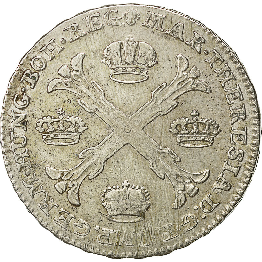 Coin, AUSTRIAN NETHERLANDS, Maria Theresa, Kronenthaler, 1767, Bruxelles