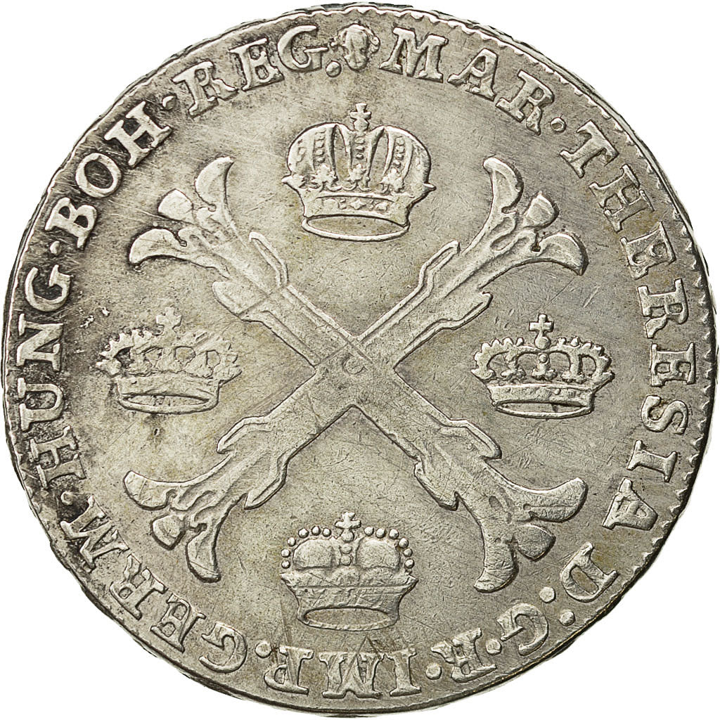 Coin, AUSTRIAN NETHERLANDS, Maria Theresa, Kronenthaler, 1767, Bruxelles