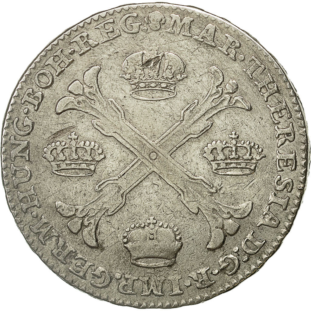 Coin, AUSTRIAN NETHERLANDS, Maria Theresa, Kronenthaler, 1769, Bruxelles