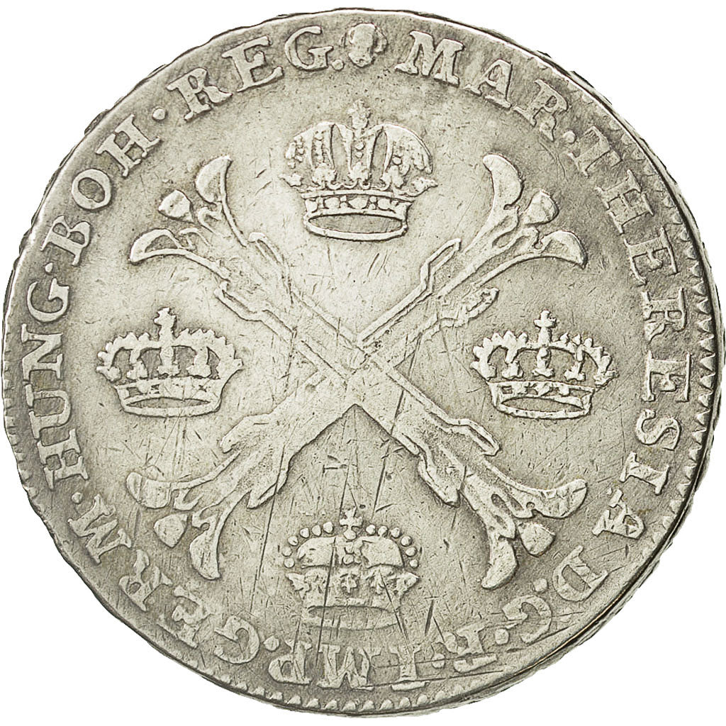 Coin, AUSTRIAN NETHERLANDS, Maria Theresa, Kronenthaler, 1775, Bruxelles
