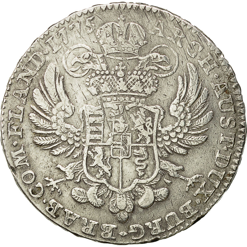 Coin, AUSTRIAN NETHERLANDS, Maria Theresa, Kronenthaler, 1775, Bruxelles
