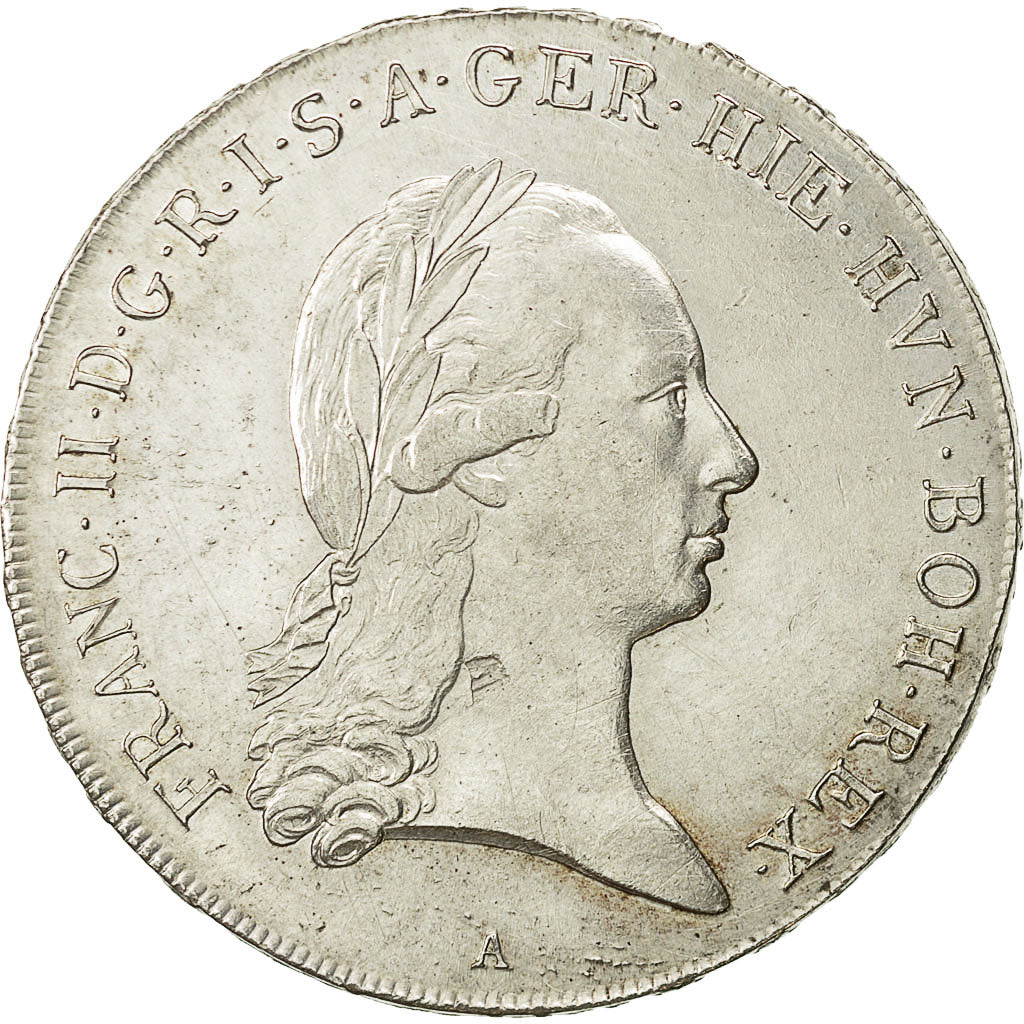 Coin, AUSTRIAN NETHERLANDS, Franz II, Kronenthaler, 1793, Vienne, AU(50-53)
