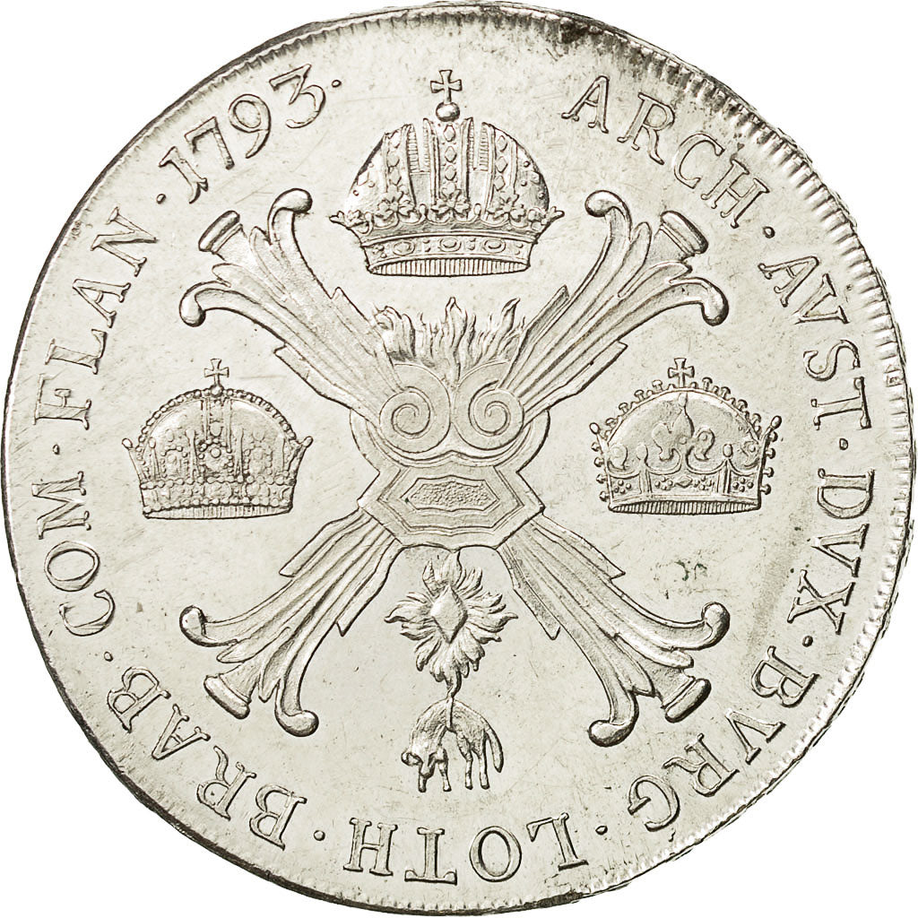 Monnaie, AUSTRIAN NETHERLANDS, Franz II, Kronenthaler, 1793, Vienne, SUP