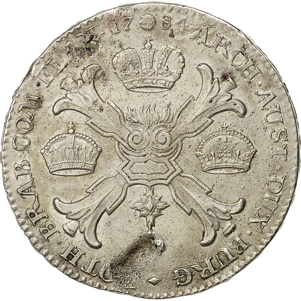Coin, AUSTRIAN NETHERLANDS, Joseph II, Kronenthaler, 1784, Bruxelles, EF(40-45)