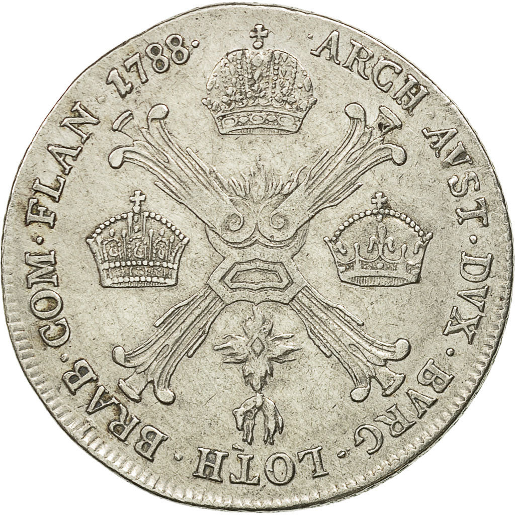 Coin, AUSTRIAN NETHERLANDS, Joseph II, 1/4 Kronenthaler, 1788, Vienne
