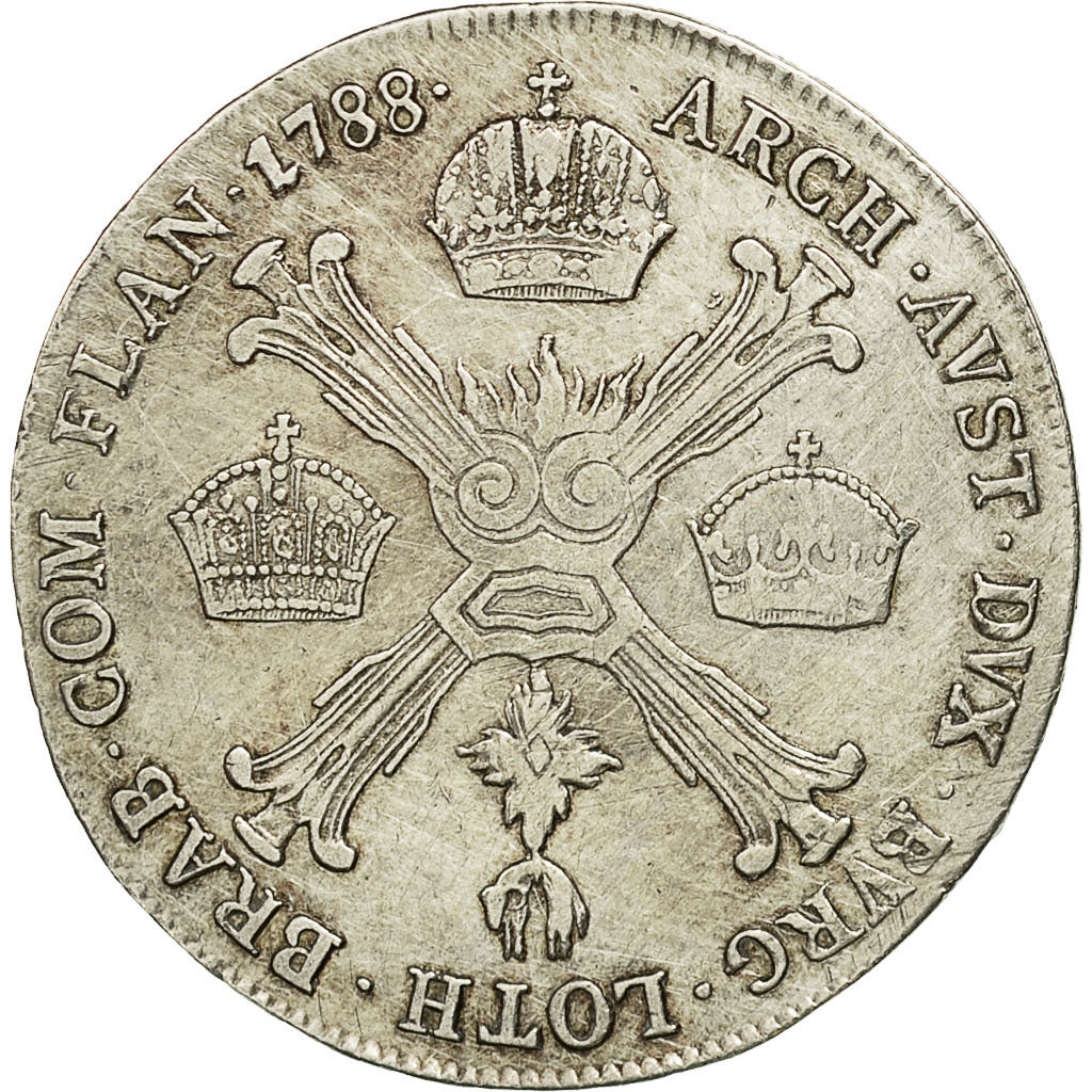 Coin, AUSTRIAN NETHERLANDS, Joseph II, 1/4 Kronenthaler, 1788, Vienne