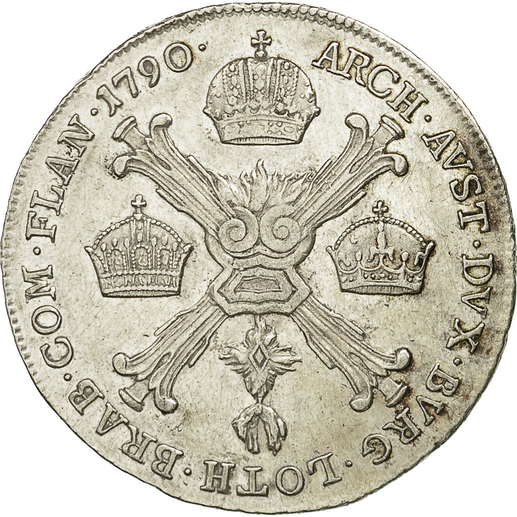 Coin, AUSTRIAN NETHERLANDS, Joseph II, 1/4 Kronenthaler, 1790, Vienne