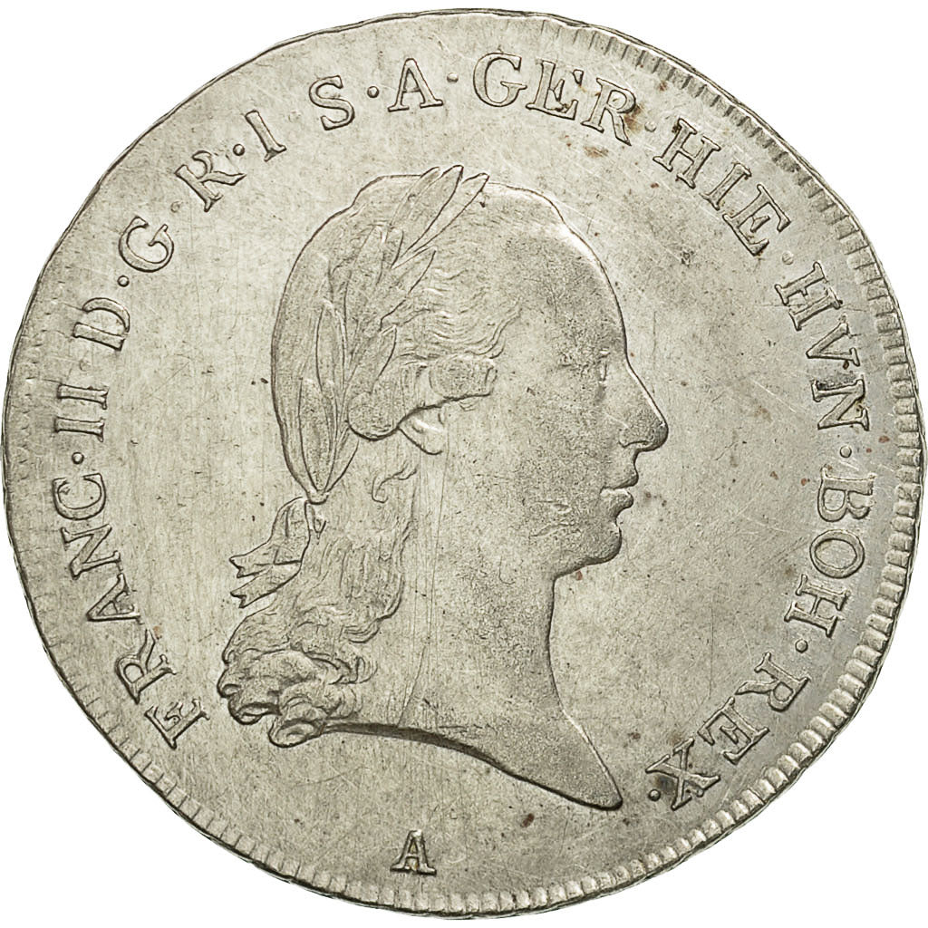 Coin, AUSTRIAN NETHERLANDS, Franz II, 1/4 Kronenthaler, 1792, Vienne, EF(40-45)