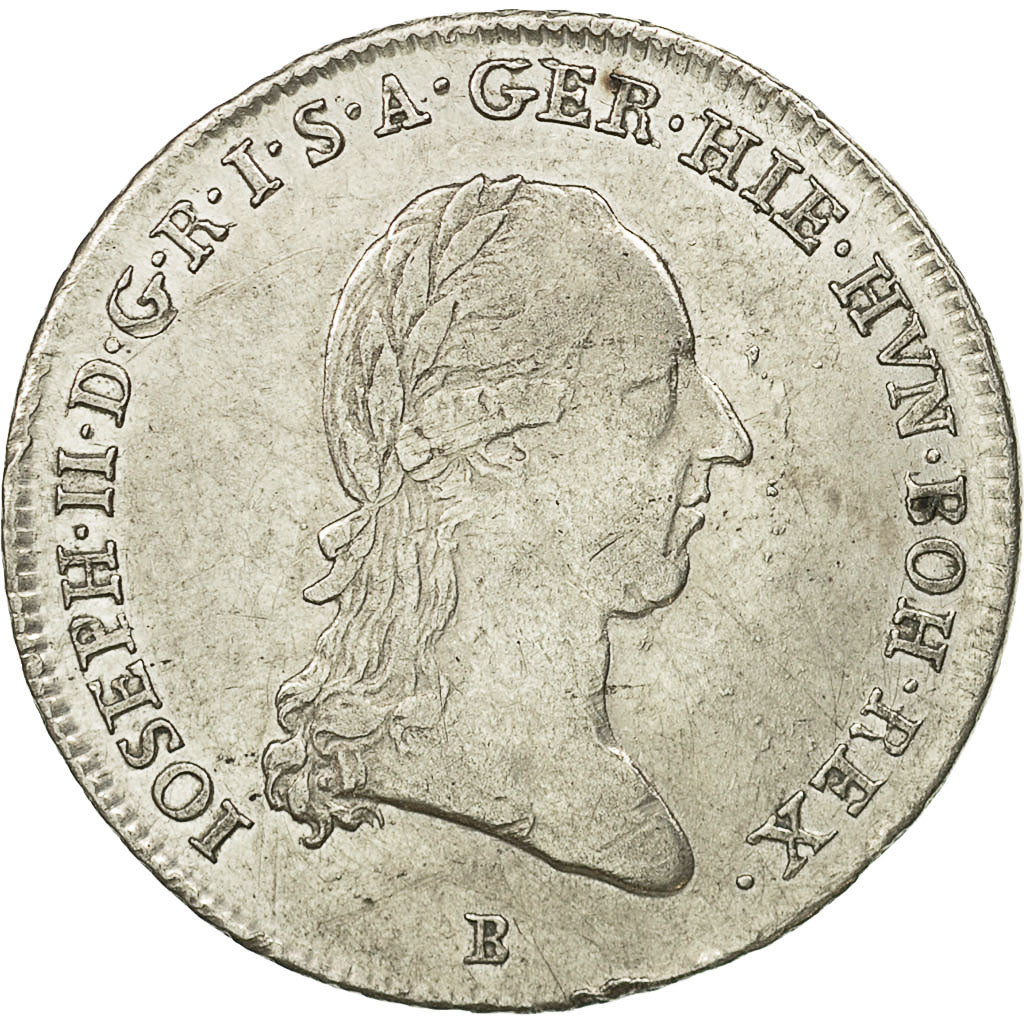 Coin, AUSTRIAN NETHERLANDS, Joseph II, 1/4 Kronenthaler, 1789, Kremnitz
