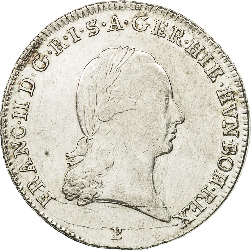 Coin, AUSTRIAN NETHERLANDS, Franz II, 1/4 Kronenthaler, 1793, Kremnitz