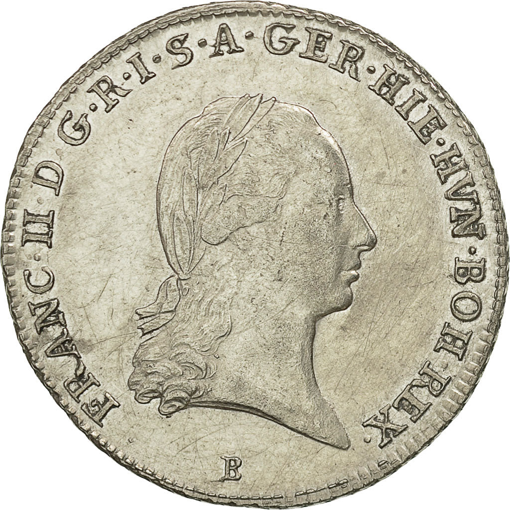 Coin, AUSTRIAN NETHERLANDS, Franz II, 1/4 Kronenthaler, 1793, Kremnitz