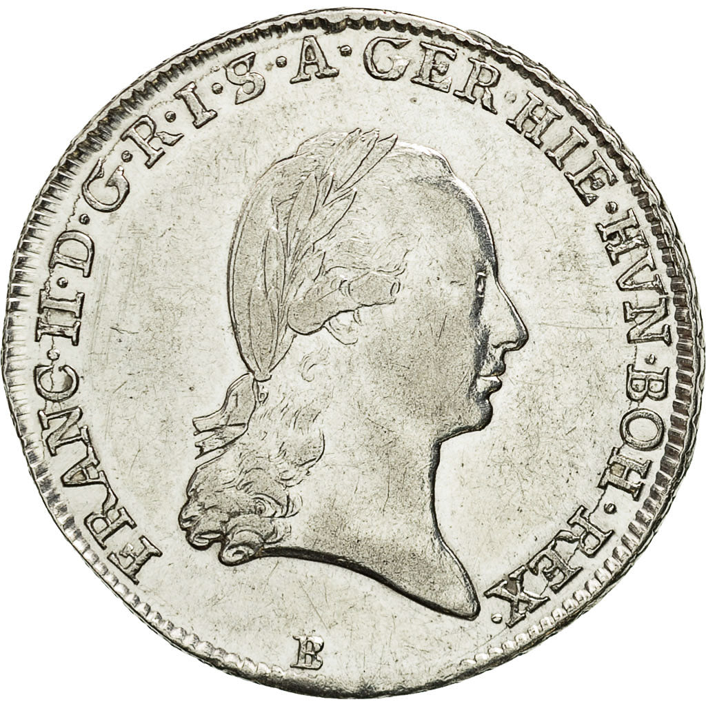 Coin, AUSTRIAN NETHERLANDS, Franz II, 1/4 Kronenthaler, 1793, Kremnitz