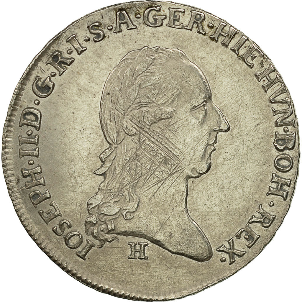 Coin, AUSTRIAN NETHERLANDS, Joseph II, 1/4 Kronenthaler, 1788, Günzburg