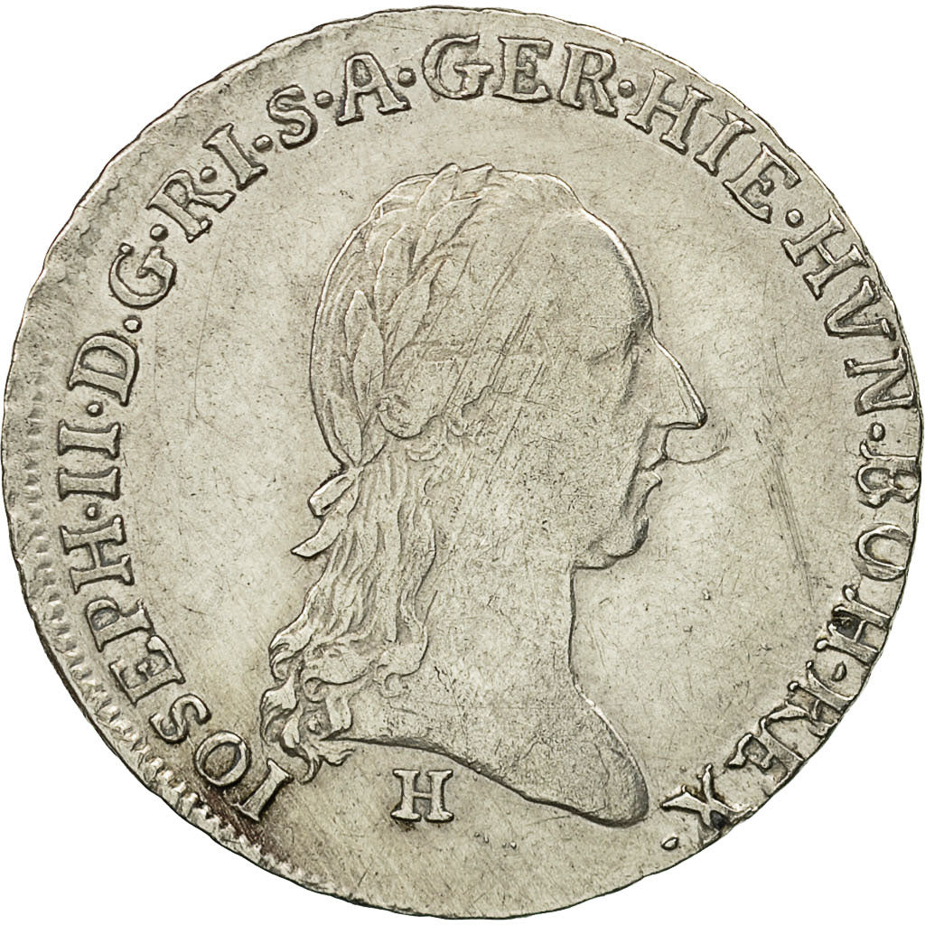 Coin, AUSTRIAN NETHERLANDS, Joseph II, 1/4 Kronenthaler, 1788, Günzburg