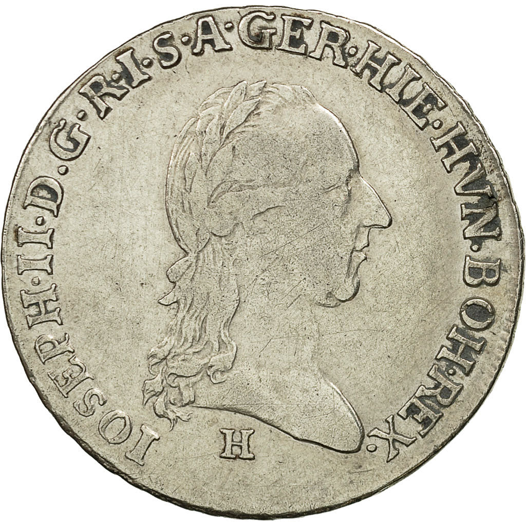 Coin, AUSTRIAN NETHERLANDS, Joseph II, 1/4 Kronenthaler, 1788, Günzburg