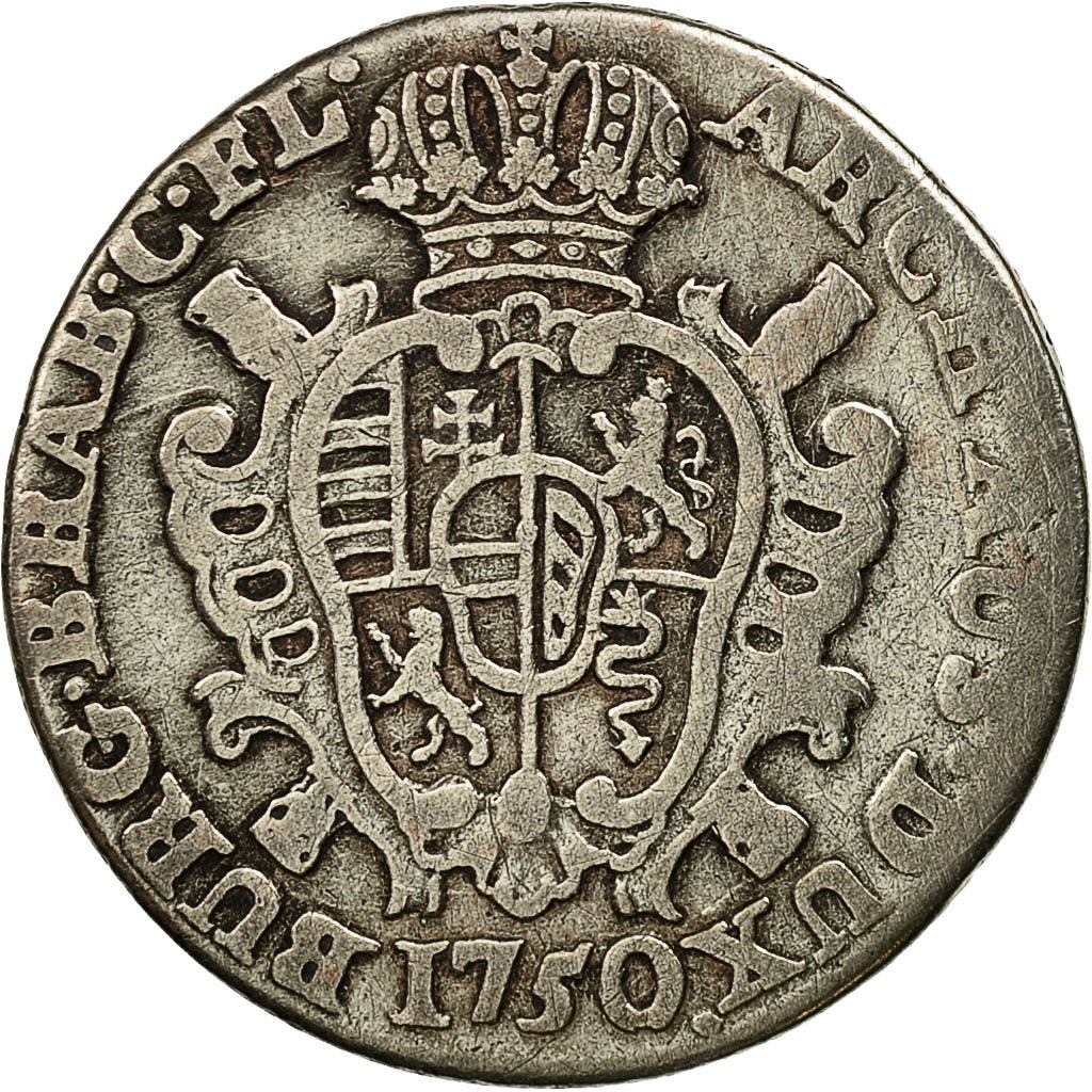 Coin, AUSTRIAN NETHERLANDS, Maria Theresa, Escalin, Schelling, 1750, Antwerp