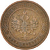 Russia, Nicholas II, Kopek, 1911, Saint-Petersburg, MB+, Rame, KM:9.2