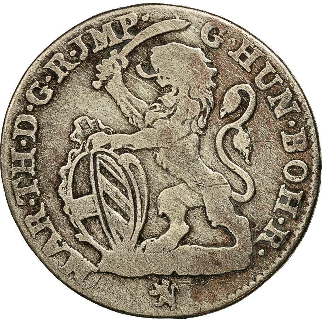 Coin, AUSTRIAN NETHERLANDS, Maria Theresa, Escalin, Schelling, 1750, Bruges