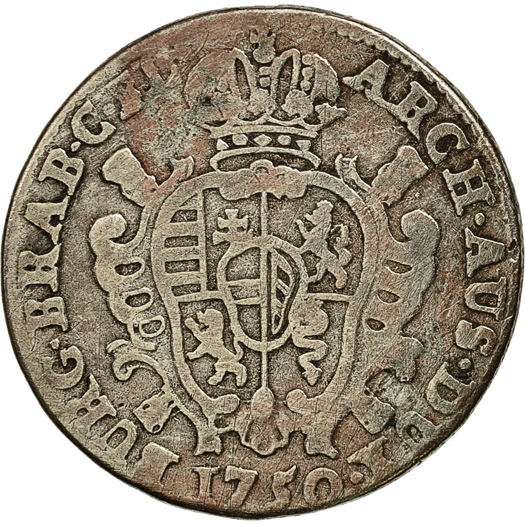 Coin, AUSTRIAN NETHERLANDS, Maria Theresa, Escalin, Schelling, 1750, Bruges
