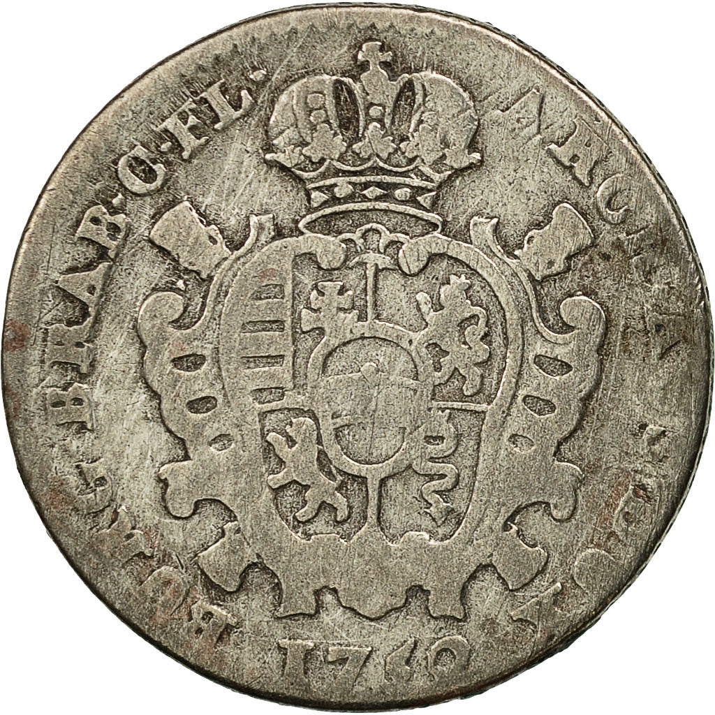 Coin, AUSTRIAN NETHERLANDS, Maria Theresa, Escalin, Schelling, 1752, Antwerp